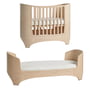 Leander - Classic Baby junior bed, 0 - 7 years, 120 - 150 x 70 cm, beech whitewash