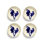 Serax - Feast Bowl, Artisckoke, Ø 11.5 cm deep, white / blue (set of 4)