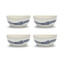 Serax - Feast Bowl, Ø 16 cm, white / blue striped (set of 4)