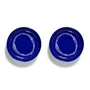Serax - Feast plate, Ø 22 cm deep, dark blue / white striped (set of 2)