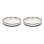 Serax - Inku plate, Ø 23 cm deep, white (set of 2)
