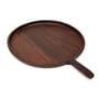 Serax - Pure serving platter, Ø 35 cm, carbonized ash / dark brown