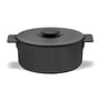 Serax - Surface Cast iron pot with lid, 3 liters, black