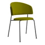 OUT Objekte unserer Tage - Wagner Dining Chair, black / Vidar by Kvadrat/Raf Simons (4 956 olive green)