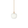 Muuto - Rime Pendant lamp Ø 18 cm, opal / orange