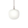 Muuto - Rime Pendant lamp Ø 37 cm, opal / deep red