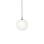 Muuto - Rime Pendant lamp Ø 25 cm, opal / deep red