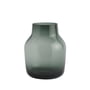 Muuto - Silent Vase, Ø 15 cm, dark green