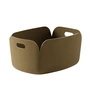 Muuto - Restore Storage basket 48 x 35 cm, brown-green