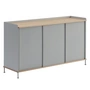 Muuto - Enfold Sideboard , 148 x 85 cm, oak / gray