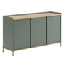 Muuto - Enfold Sideboard , 148 x 85 cm, oak / dusty green
