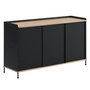 Muuto - Enfold Sideboard , 148 x 85 cm, oak / anthracite
