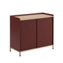 Muuto - Enfold Sideboard 95 x 84 cm, oak / deep red
