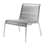 FDB Møbler - M20L Teglgård Lounge chair outdoor, cord light gray