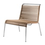 FDB Møbler - M20L Teglgård Lounge chair outdoor, cord brown