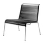 FDB Møbler - M20L Teglgård Lounge chair outdoor, cord black