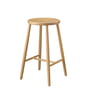 FDB Møbler - J27C Bar stool, natural beech