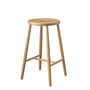 FDB Møbler - J27C Bar stool, natural oak