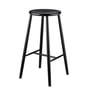 FDB Møbler - J27B Bar stool, beech black