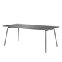 FDB Møbler - M21 Teglgård garden table, 90 x 180 cm, gray
