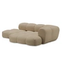 OUT Objekte unserer Tage - Sander 06 Right 3-seater sofa, sand (Hug Me 071 by Chivasso)