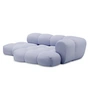 OUT Objekte unserer Tage - Sander 06 Right 3-seater sofa, lilac blue (Vidar 4 0723 by Kvadrat)