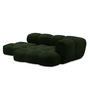 OUT Objekte unserer Tage - Sander 06 Right 3-seater sofa, moss green (Hug Me 062 by Chivasso)