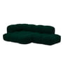 OUT Objekte unserer Tage - Sander 06 Left 3 seater sofa, moss green (Hug Me 062 by Chivasso)