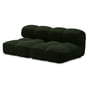 OUT Objekte unserer Tage - Sander 02 2. 5-seater sofa, moss green (Hug Me 032 by Chivasso)