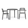 Fatboy - Toní Bistro table + armchair, anthracite (set of 3)