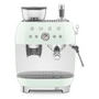 Smeg - Espresso machine with portafilter EGF03, pastel green