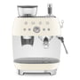 Smeg - Espresso machine with portafilter EGF03, cream