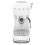 Smeg - Espresso coffee maker with portafilter ECF02, white, Tritan™ Renew