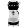 Smeg - Espresso coffee maker with portafilter ECF02, black, Tritan™ Renew