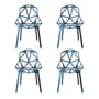 Magis - Chair One Outdoor chair, blue (set of 4)