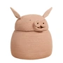 Lorena Canals - Play and storage basket, Peggy the Pig, pink