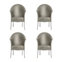 Driade - Lord Yo Garden armchair, light gray (set of 4)