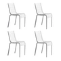 Driade - PIP-e Garden chair, matte white (set of 4)