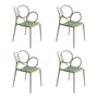Driade - Sissi Armchair Outdoor, matt green (set of 4)