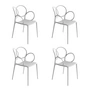 Driade - Sissi Armchair Outdoor, matt white (set of 4)