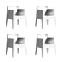 Driade - Toy Armchair Outdoor, white (set of 4)