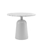Normann Copenhagen - Turn Coffee table Ø 55 cm, marble / white