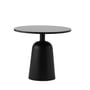 Normann Copenhagen - Turn Coffee table Ø 55 cm, marble / black