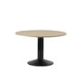 Muuto - Midst Dining table, Ø 120 cm, oiled oak / black