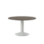 Muuto - Midst Dining table, Ø 120 cm, dark oiled oak / gray