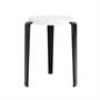 TipToe - LOU Stool Venezia, recycled plastic / graphite black