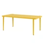 TipToe - Garden table MIDI collection, 190 x 90 cm, sun yellow
