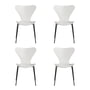 Fritz Hansen - Series 7 chair, monochrome, white / ash white stained (set of 4)