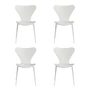 Fritz Hansen - Series 7 chair, monochrome, white / ash white stained (set of 4)