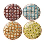 Pols Potten - Hippy plate Ø 20 cm, various colors (set of 4)